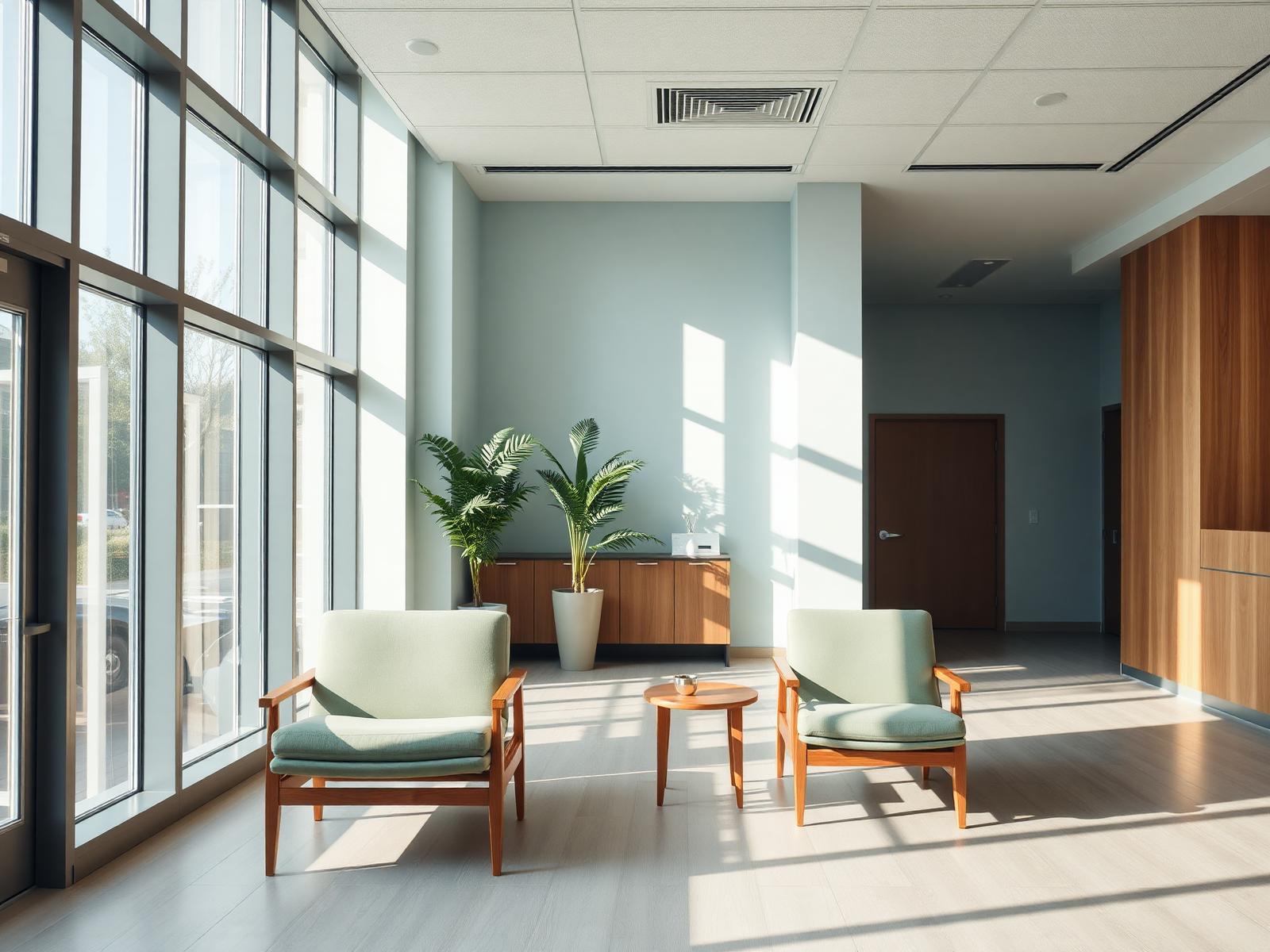 Modern medical center at the Pelvic Institute